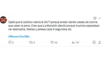 Comentario positivo del programa MasterChef | Especial