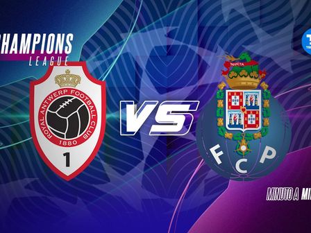 Sigue EN VIVO Royal Antwerp vs FC Porto