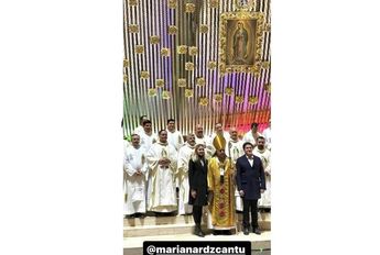 Mariana Rodríguez y Samuel García Basílica de Guadalupe