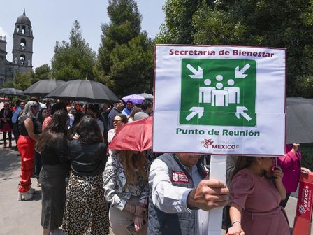 Los puntos de reunión resguardan a la ciudadanía de los riegos producidos por sismos | Cuartoscuro