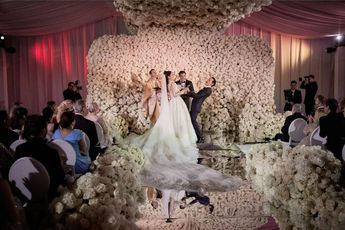 El momento en que los declararon marido y mujer. (Vogue)