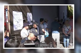 Santiago Taboada hace fila para votar elecciones CdMx 2024./ CANAL 6