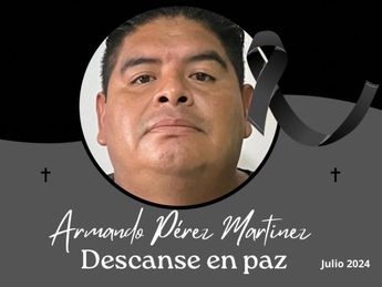 Esquela de Armando, taxista asesinado en Atlixco, Puebla / Cortesía