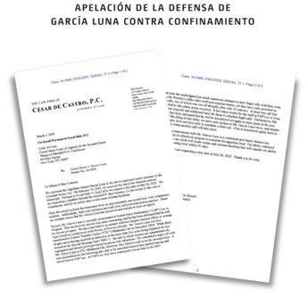 Apelación de la defensa de García Luna al confinamiento