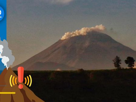 Actividad del Popocatépetl 21 de agosto de 2024 / Andrés Lobato