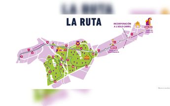 Ruta del Medio Maratón de CdMx / Captura.