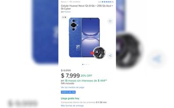También hay ofertas en celulares Huawei en Mercado Libre / TELEDIARIO