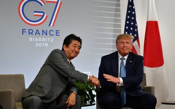 Shinzo Abe y Donald Trump / Agencia AFP