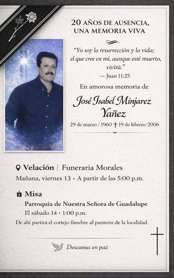 La velación se realizará este viernes 13 a partir de las 17:00 horas en Funeraria Morales, en Palaú.| Kevin Carranza