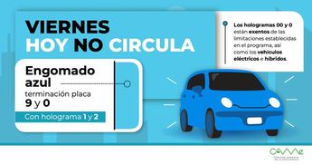 Hoy No Circula viernes en CdMx y Edomex | X @CAMegalopolis