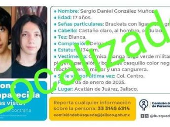 El joven fue localizado con vida y en buen estado, mismo que ya se encunetra con sus familiares/ Especial