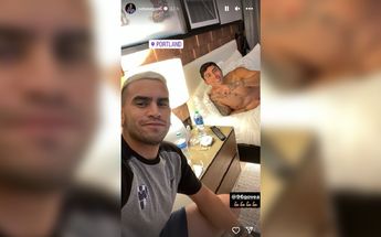 Sebastián Vegas se reincorpora con Rayados / CORTESÍA: @sebavegas6