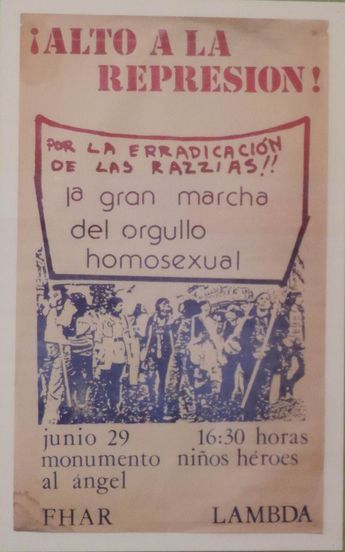 Cartel primera Marcha LGBT+ en México/Gobierno de Mëxico