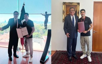 Nico Ibáñez recibió su carta de naturalización