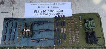 La SSPE aseguró un arsenal que Braulio 'N' portaba dentro del vehículo robado en el que se transportaba | Elizabeth Guzmán