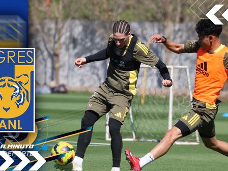 Marcelo Flores se encuentra alistándose para el duelo de liga / Club Tigres