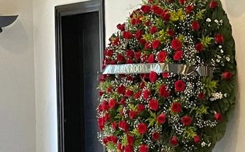 La Gilbertona recibió diversos arreglos florales en su funeral / Manuel Aceves.