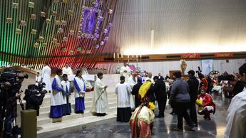 La misa fue encabezada por Rogelio Cabrera, arzobispo de Monterrey. | Jorge López