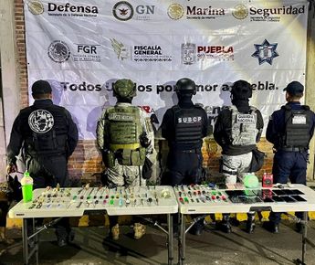 Los hallazgos en el penal de San Miguel fueron presentados por elementos del Ejército, Guardia Nacional y seguridad pública / Especial