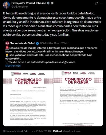 La publicación del embajador señala el caso como doloroso al tratarse de una "niña indefensa" / Especial