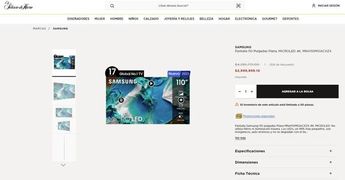 Sitio web del Palacio de Hierro. | Especial