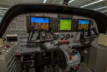 Cabina de control de los aviones de Aerus/ Especial