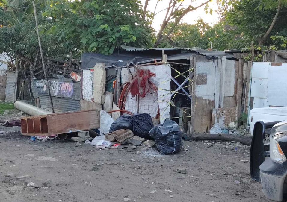 Domicilio de la colonia Montebello donde fueron ejecutadas dos personas durante la madrugada. | Agustín Martínez
