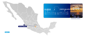 Horarios de vuelos AIFA - Puerto Vallarta. | Mexicana de Aviación