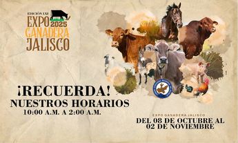 El evento consta de distintas fases y es apto para toda la familia. | Expo Ganadera Jalisco OFICIAL vía Facebook.