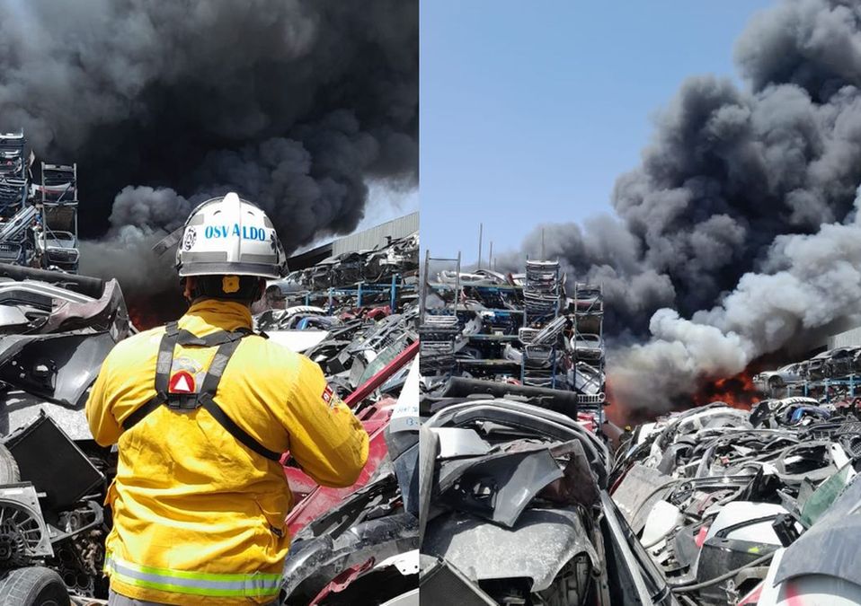 Se incendia Moll del Yonke en la carretera a Monclova. | Especial