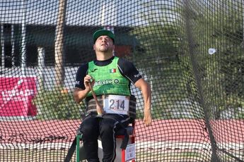 Mario Santana Ramos, atleta ganador de oro en el World Para Athletics Grand Prix en Monterrey. / Martha Zedillo
