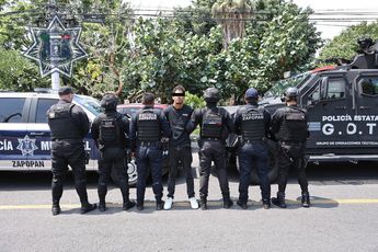 De forma preliminar se logró ligar al detenido con robos violentos ocurridos en la metrópoli. | Policía de Zapopan