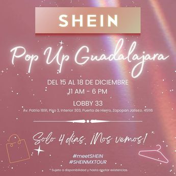 Shein estará en Loby 33 | Especial