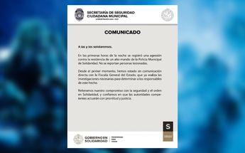 En el comunicado, la SSC de Quintana Roo reiteró su compromiso con la seguridad y el orden en Solidaridad | Gobierno de Solidaridad
