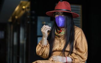 María Elena Ríos, saxofonista en Oaxaca / Jorge González