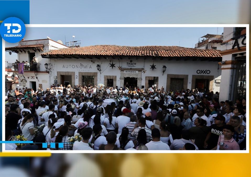 Camila fue despedida por sus familiares y vecinos de Taxco / Ariel Ojeda.