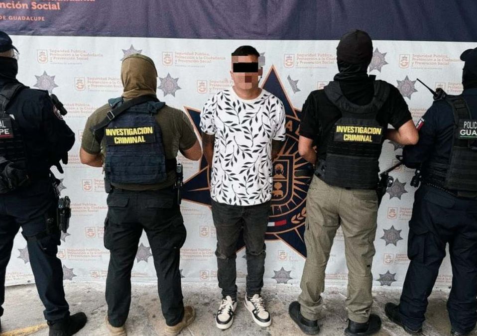 David de 45 años fue detenido por la Policía de Guadalupe. | Cortesía