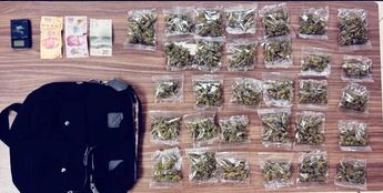 Droga decomisada a la mujer detenida en Guadalupe, Nuevo León. | Cortesía