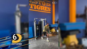 Samir Caetano entrena separado del resto del equipo / Captura