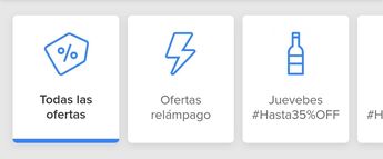 Las ofertas del día contienen miles de productos y se pueden seccionar/ Especial