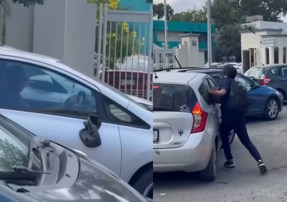 En su intento de huida, el hombre chocó contra varios vehículos. | Especial