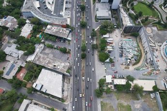 Toma área de la avenida José Vasconcelos. | Óscar Soltero