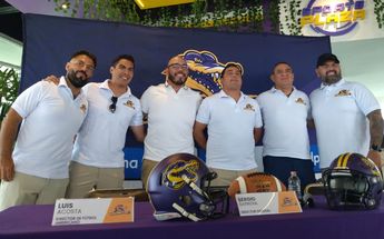 Presentación del equipo de futbol americano Lagartos Foottbal en Puebla | Jaime Zambrano