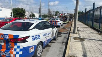 Derrame de combustible en San Nicolás. | Ángel Mercado