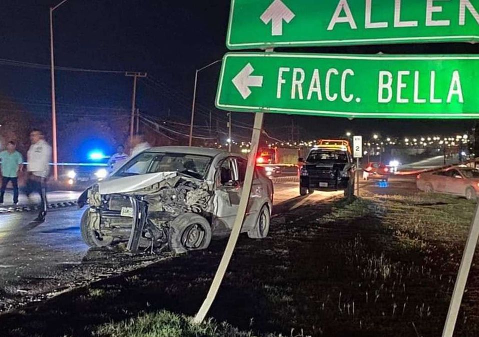 El accidente con saldo mortal ocurrió sobre el Libramiento Alfonso Martínez Domínguez. | Cortesía