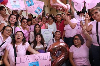 Académicas, estudiantes y comunidad universitaria respaldó la candidatura de Lilia Cedillo y apoyan su reelección / Melanie Torres