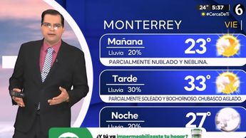 Clima Monterrey 19 julio