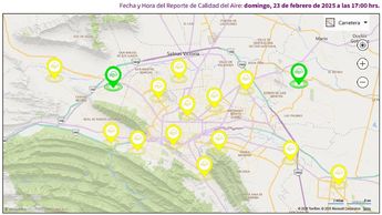 Calidad del aire 23 de febrero.| Especial