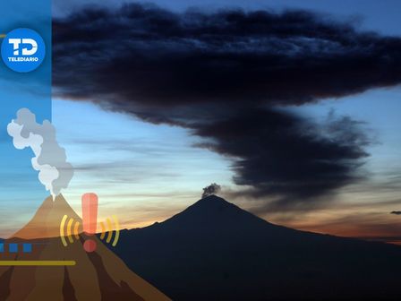 Volcán Popocatépetl registra gran fumarola / Agencia Cuartoscuro