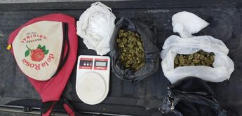 Droga y báscula digital en posesión de los implicados. | Cortesía